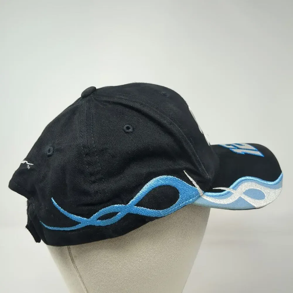 Alltel Racing 12 Ryan Newman Black Baseball Cap One Size Checkered Flag Hat